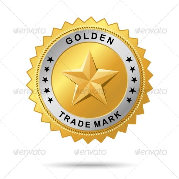 GraphicRiver Golden trade mark label 51161 GraphicRiver Golden trade mark label 51161