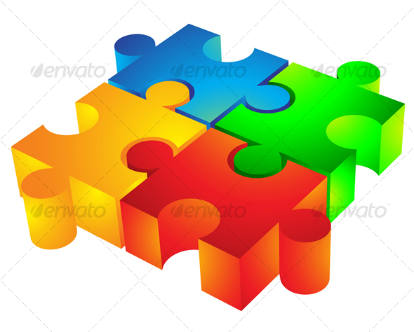 GraphicRiver 3D Jigsaw puzzle 51362 GraphicRiver 3D Jigsaw puzzle 51362