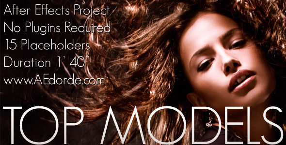 After Effects Project - VideoHive Top Models 743983 After Effects Project - VideoHive Top Models 743983