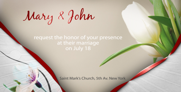 After Effects Project - VideoHive Wedding Invitation e-card 158426 After Effects Project - VideoHive Wedding Invitation e-card 158426