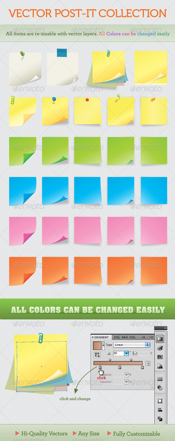 GraphicRiver Notes and post-it collection 112025 GraphicRiver Notes and post-it collection 112025