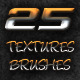 25 Textures Brushes 25 Textures Brushes - GraphicRiver Item for Sale
