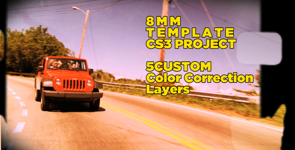 After Effects Project - VideoHive 8mm Template CS3 Project & 5 custom color presets 159333 After Effects Project - VideoHive 8mm Template CS3 Project & 5 custom color presets 159333