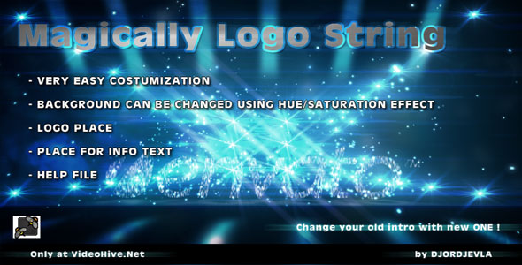 After Effects Project - VideoHive Magically Logo String 160663 After Effects Project - VideoHive Magically Logo String 160663