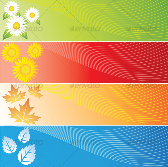 GraphicRiver four seasons banners 53501 GraphicRiver four seasons banners 53501