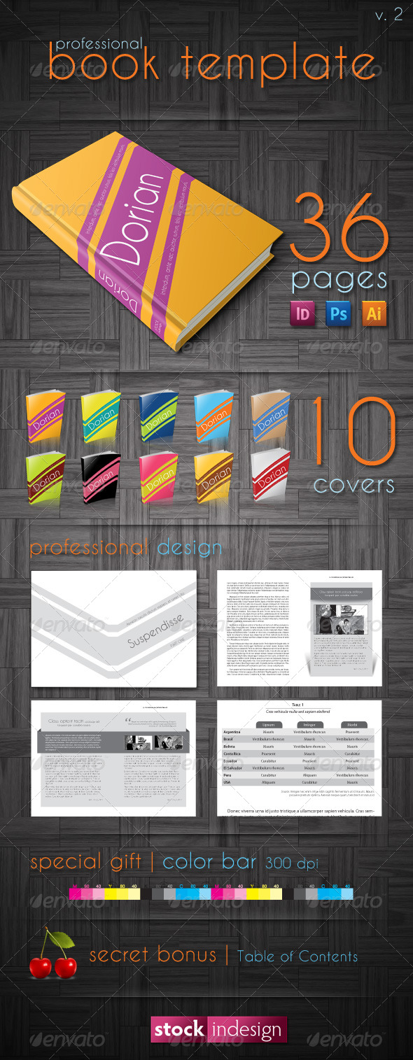 GraphicRiver Book Template Dorian 133595 GraphicRiver Book Template Dorian 133595