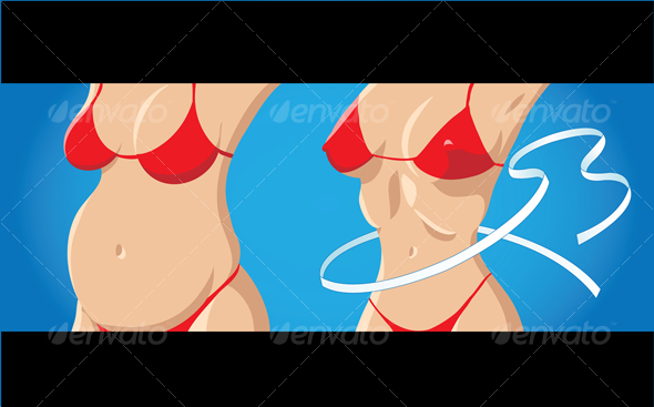 GraphicRiver Fitness female version 53581 GraphicRiver Fitness female version 53581
