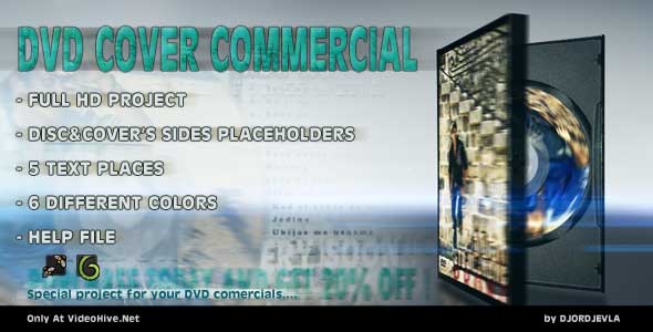 After Effects Project - VideoHive The DVD Cover Commercial 162226 After Effects Project - VideoHive The DVD Cover Commercial 162226