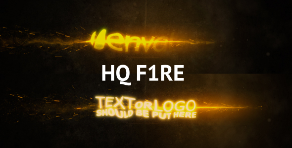 After Effects Project - VideoHive HQ Fiery Project 161156