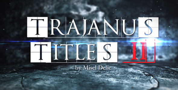 After Effects Project - VideoHive Trajanus Titles 2 Trailer 162427 After Effects Project - VideoHive Trajanus Titles 2 Trailer 162427