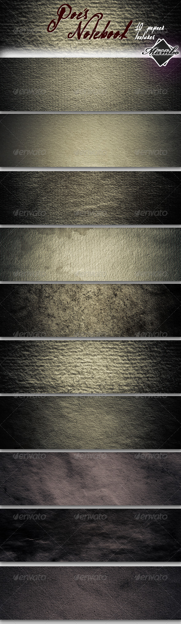GraphicRiver Poe s Notebook Paper textures 162467 GraphicRiver Poe s Notebook Paper textures 162467