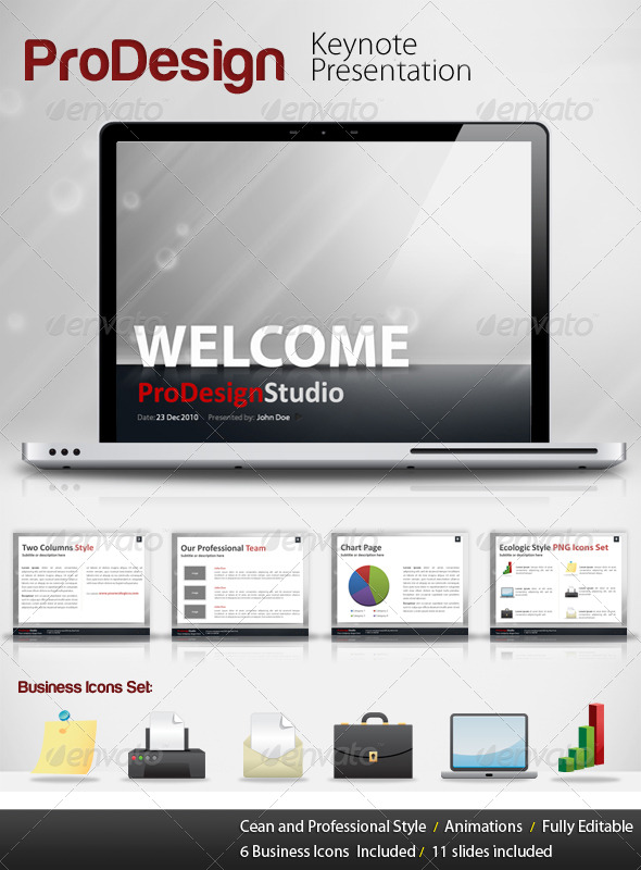 GraphicRiver Pro Design Keynote Template 163039 GraphicRiver Pro Design Keynote Template 163039