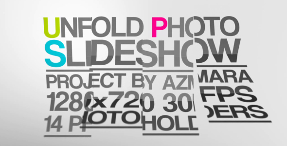 After Effects Project - VideoHive Unfold Photo Slideshow 164176 After Effects Project - VideoHive Unfold Photo Slideshow 164176