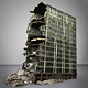 3D Destroyed building 3D Destroyed building - 3DOcean Item for Sale