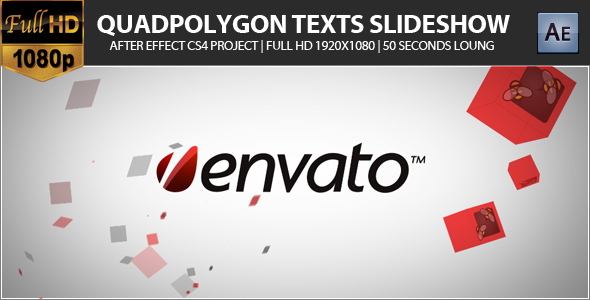 After Effects Project - VideoHive Quadpolygon Texts or Photo Slideshow 164696 After Effects Project - VideoHive Quadpolygon Texts or Photo Slideshow 164696