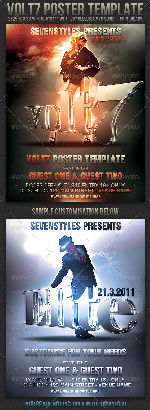 GraphicRiver Volt7 Poster Flyer Template 164903 GraphicRiver Volt7 Poster Flyer Template 164903