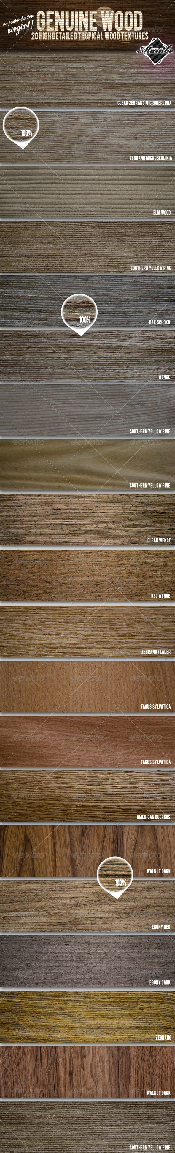 GraphicRiver Genuine Wood 20 Tropical Wood Textures 165235 GraphicRiver Genuine Wood 20 Tropical Wood Textures 165235