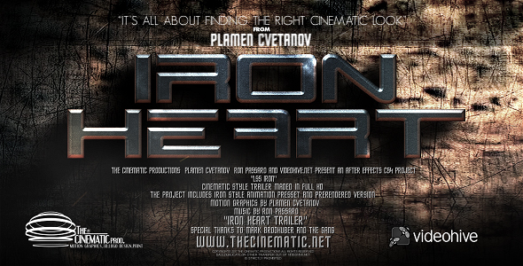 After Effects Project - VideoHive LS Series Iron Trailer 165050 After Effects Project - VideoHive LS Series Iron Trailer 165050