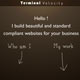Terminal Velocity - Minimalistic Single Page Folio Terminal Velocity - Minimalistic Single Page Folio - ThemeForest Item for Sale