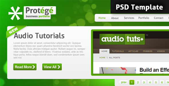 Prot¨¦g¨¦ PSD Template