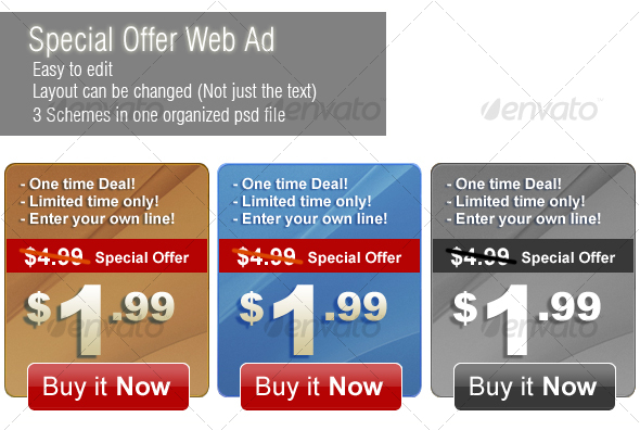 GraphicRiver Special Offer Web Banner 55577 GraphicRiver Special Offer Web Banner 55577