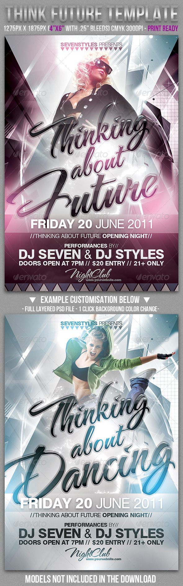GraphicRiver Thinking Future Flyer Template 168351 GraphicRiver Thinking Future Flyer Template 168351