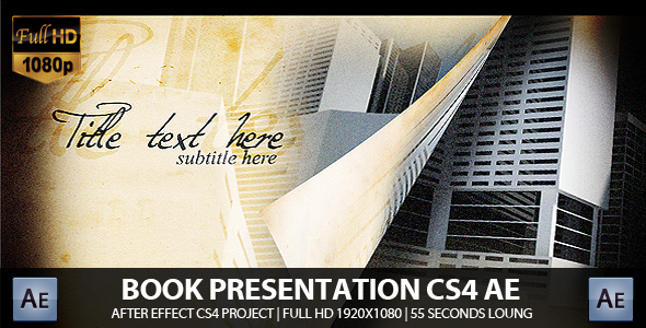 After Effects Project - VideoHive Old Book Presentation V.2 CS4 Project 168398 After Effects Project - VideoHive Old Book Presentation V.2 CS4 Project 168398