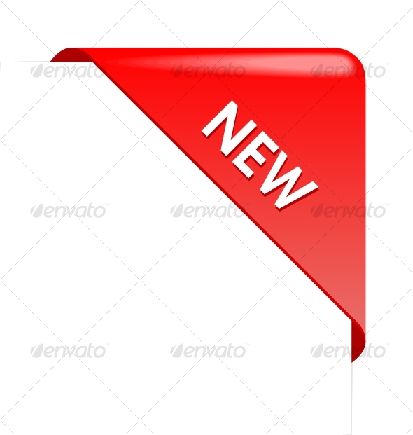 GraphicRiver New red corner business ribbon 56727 GraphicRiver New red corner business ribbon 56727