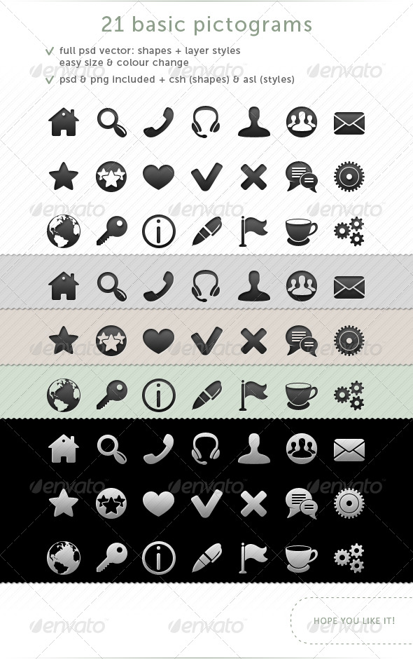 GraphicRiver 21 Basic Pictograms 171442 GraphicRiver 21 Basic Pictograms 171442