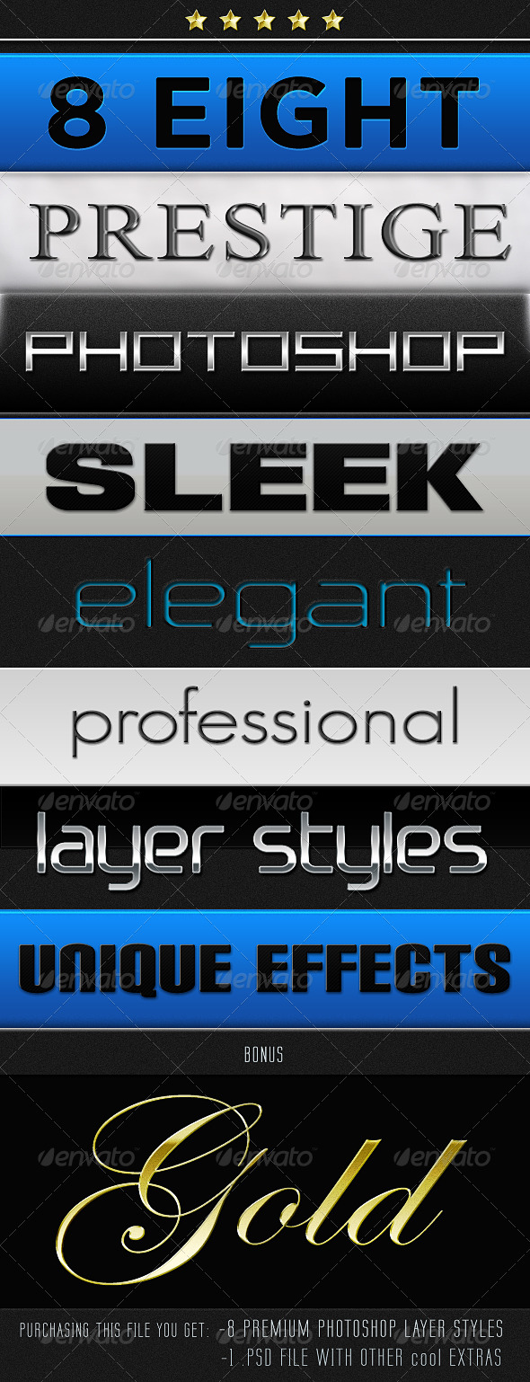 GraphicRiver Smooth Sleek and Shiny Layer Styles 107165 GraphicRiver Smooth Sleek and Shiny Layer Styles 107165