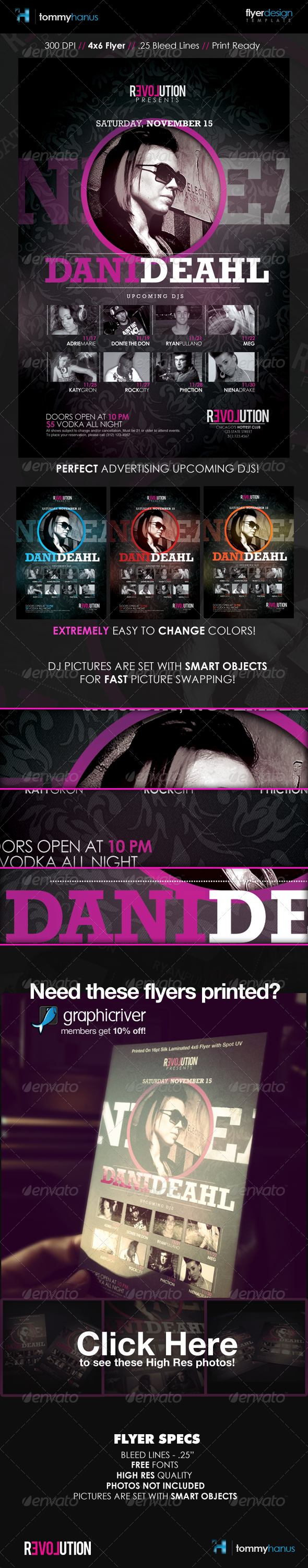 GraphicRiver Nightclub DJ Event Flyer 756175 GraphicRiver Nightclub DJ Event Flyer 756175