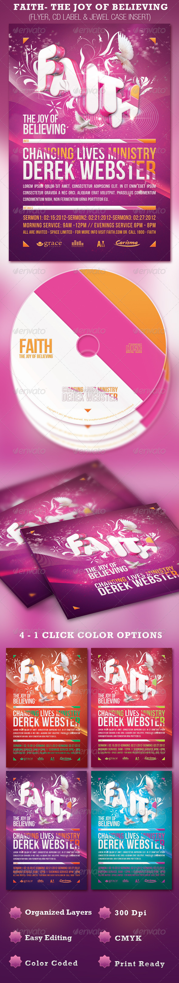 GraphicRiver Faith-The Joy of Believing Flyer and CD Template 1457639 GraphicRiver Faith-The Joy of Believing Flyer and CD Template 1457639