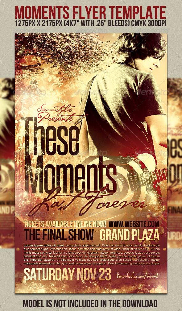 GraphicRiver Moments Flyer Template 671980 GraphicRiver Moments Flyer Template 671980