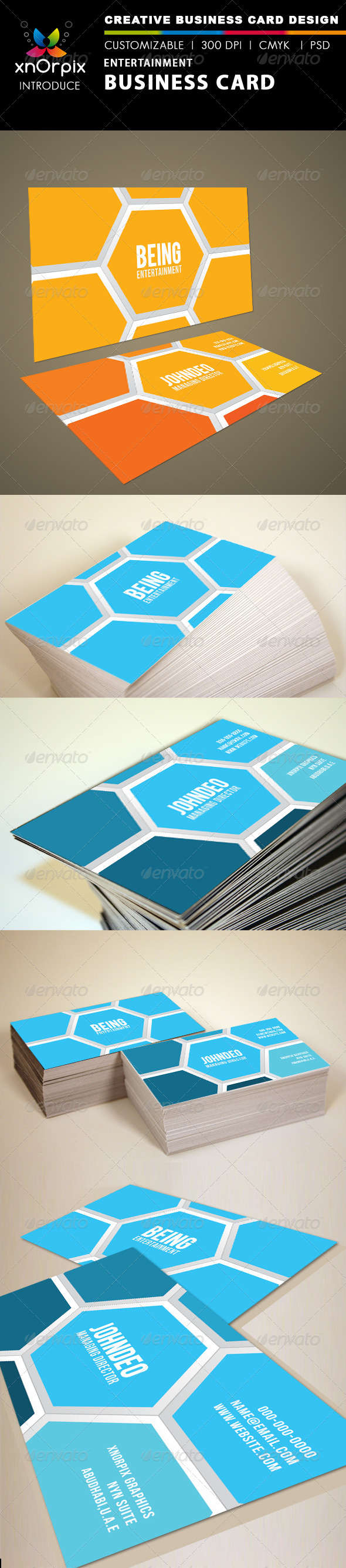 GraphicRiver Entertainment Business Card 1464250 GraphicRiver Entertainment Business Card 1464250
