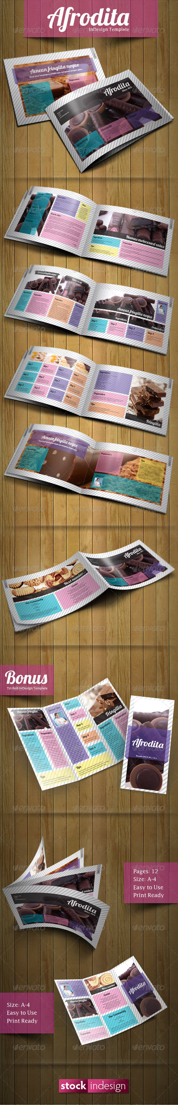 GraphicRiver Afrodita Brochure Modern & Clean 1467291 GraphicRiver Afrodita Brochure Modern & Clean 1467291