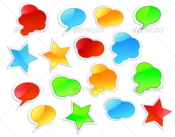 GraphicRiver Glossy color elements 58152 GraphicRiver Glossy color elements 58152