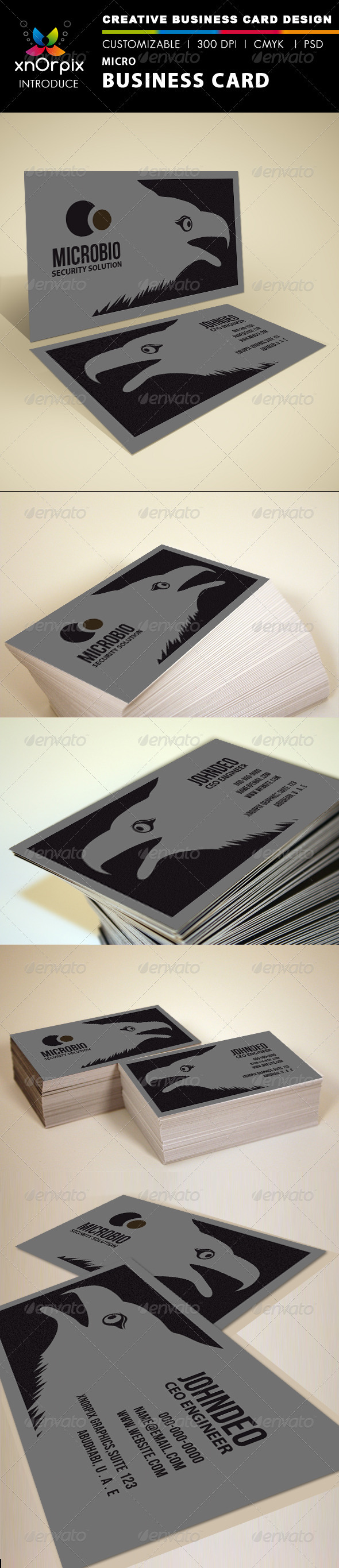 GraphicRiver Micro Business Card 1471954 GraphicRiver Micro Business Card 1471954