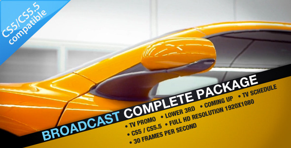 VideoHive Broadcast Complete Package 1479337