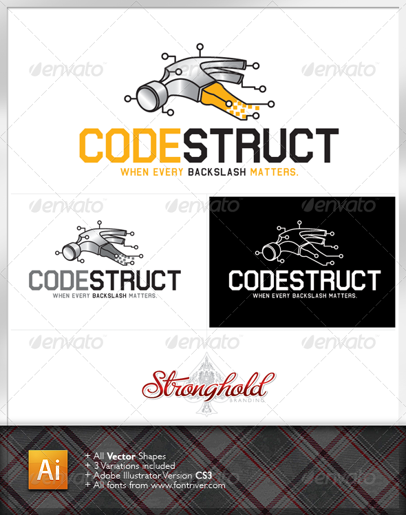 Graphic River Codestruct Logo Logo Templates - Symbols 1481465 Graphic River Codestruct Logo Logo Templates - Symbols 1481465