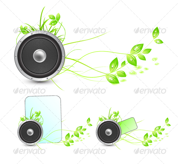 GraphicRiver Sounds of nature Environmental concepts 58472 GraphicRiver Sounds of nature Environmental concepts 58472