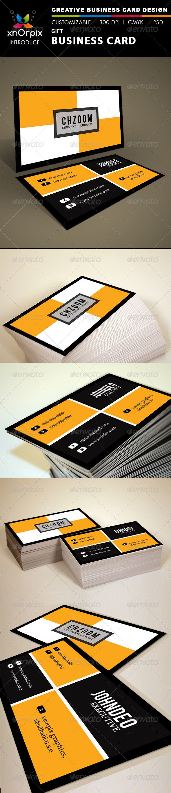 GraphicRiver Gift Business Card 1499014 GraphicRiver Gift Business Card 1499014