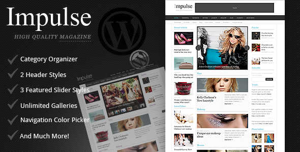 Impulse - Clean Magazine Theme