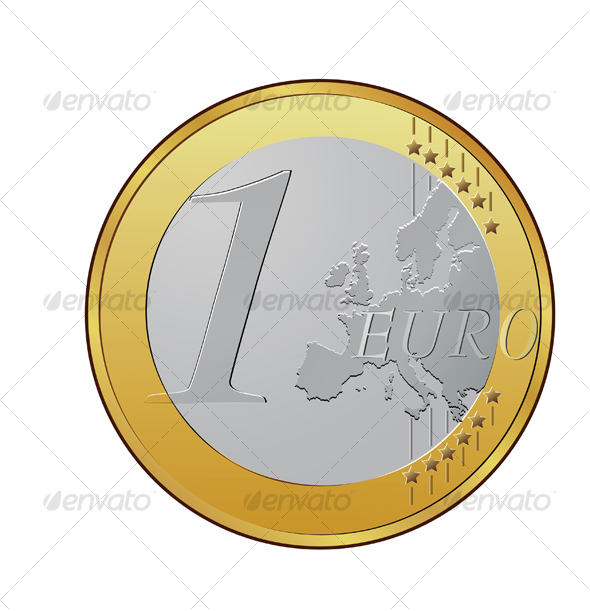 GraphicRiver One euro coin 59228 GraphicRiver One euro coin 59228