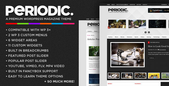 ThemeForest Periodic A Premium WordPress Magazine Theme 146174 ThemeForest Periodic A Premium WordPress Magazine Theme 146174