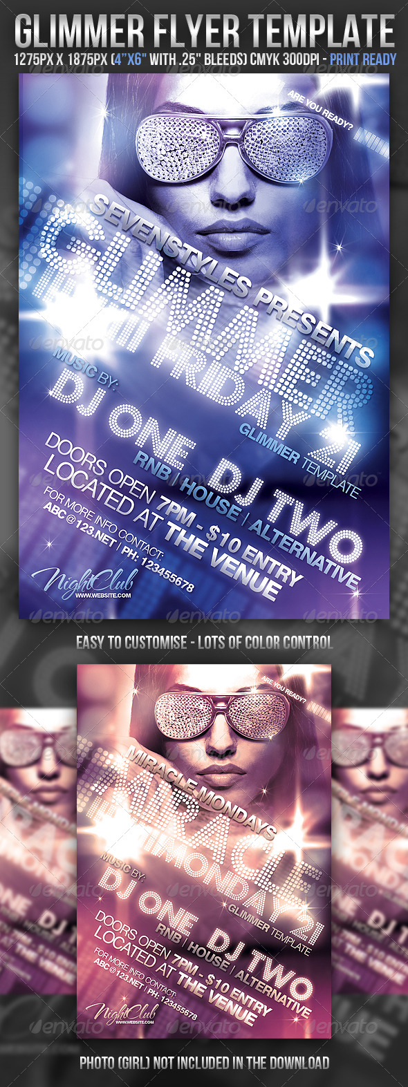 GraphicRiver Glimmer Flyer Template 179434 GraphicRiver Glimmer Flyer Template 179434