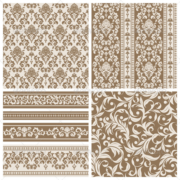 GraphicRiver Seamless from plant 180112 GraphicRiver Seamless from plant 180112