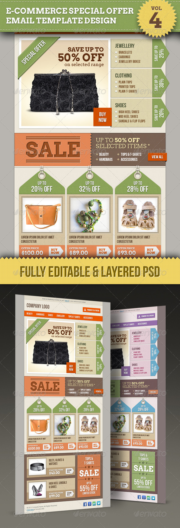 GraphicRiver E-commerce Offers Email Template Design Vol.4 1524638 GraphicRiver E-commerce Offers Email Template Design Vol.4 1524638