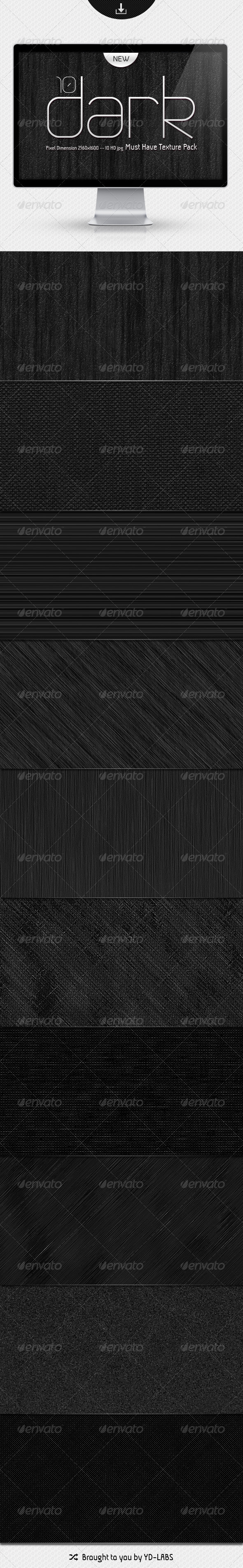 GraphicRiver 10 Dark Must Have Textures Pack 1529444 GraphicRiver 10 Dark Must Have Textures Pack 1529444