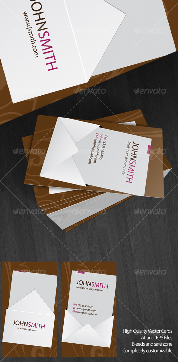 GraphicRiver Envelope Vector Card 58691 GraphicRiver Envelope Vector Card 58691
