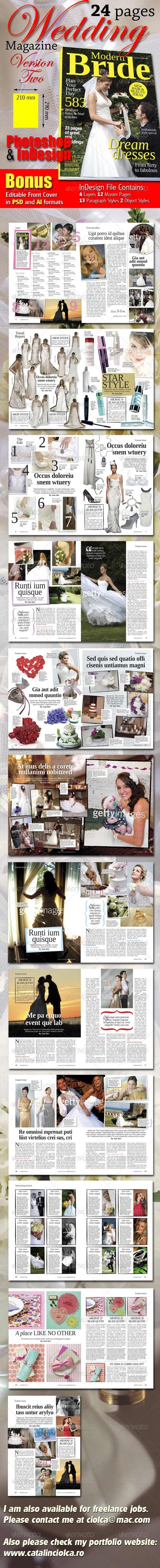 GraphicRiver 24 Pages Wedding Magazine Version Two 1538579 GraphicRiver 24 Pages Wedding Magazine Version Two 1538579